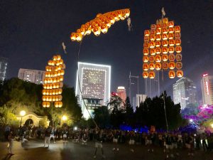 大連アカシア祭りでの演技